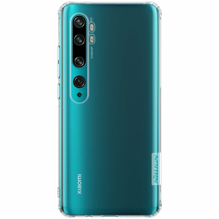 Силиконовый чехол NILLKIN Nature TPU для Xiaomi Mi Note 10 Pro / Mi Note 10 - Transparent: фото 1 из 18