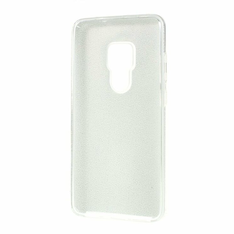 Силиконовый (TPU) чехол UniCase Glitter Cover для Huawei Mate 20 - Silver: фото 4 из 5