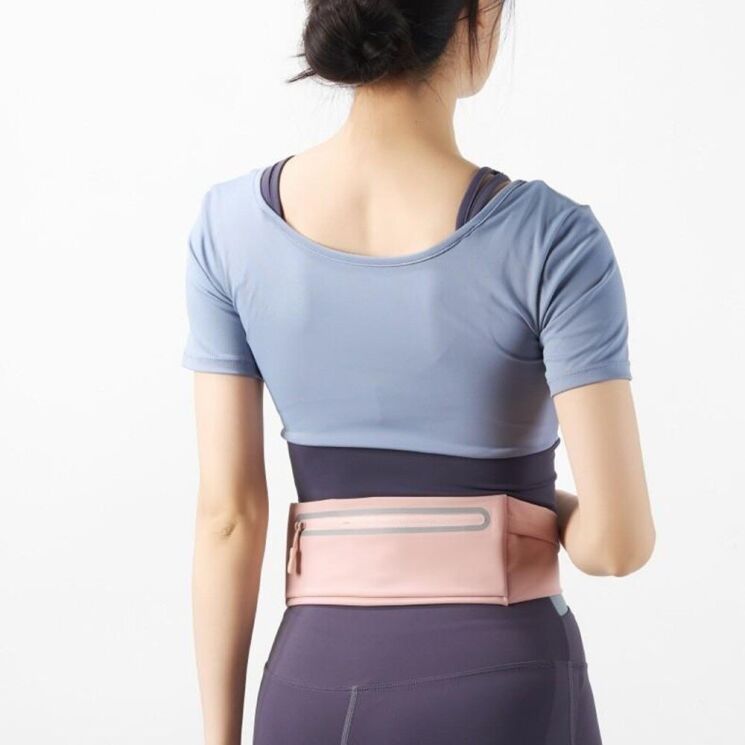 Спортивный чехол на пояс Deexe Waist Bag - Baby Blue: фото 5 из 11