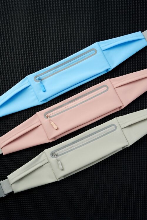 Спортивный чехол на пояс Deexe Waist Bag - Baby Blue: фото 11 из 11