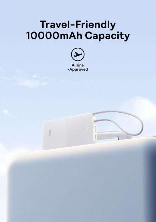 Внешний аккумулятор Baseus EnerFill FC51 Bipow2 Pro 22.5W (10000mAh) + кабель Type-C (E0027600) - Black: фото 9 из 11