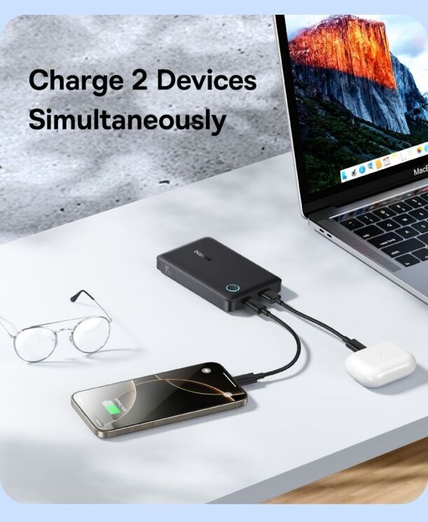 Внешний аккумулятор Baseus EnerFill FP11 15W (10000mAh) P1008210C123-00 - Black: фото 13 из 20