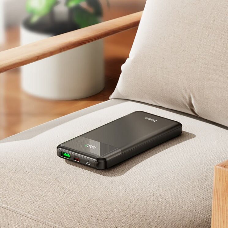 Внешний аккумулятор Hoco J102 PD20W+QC3.0 (10000mAh) - Black: фото 6 из 6