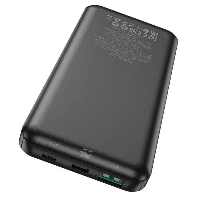 Внешний аккумулятор Hoco J102 PD20W+QC3.0 (10000mAh) - Black: фото 2 из 6