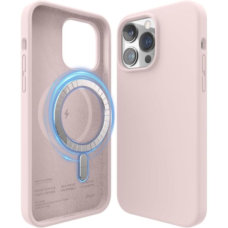 Защитный чехол Elago Silicone Case MagSafe для Apple iPhone 14 Pro Max - Pink: фото 2 из 8