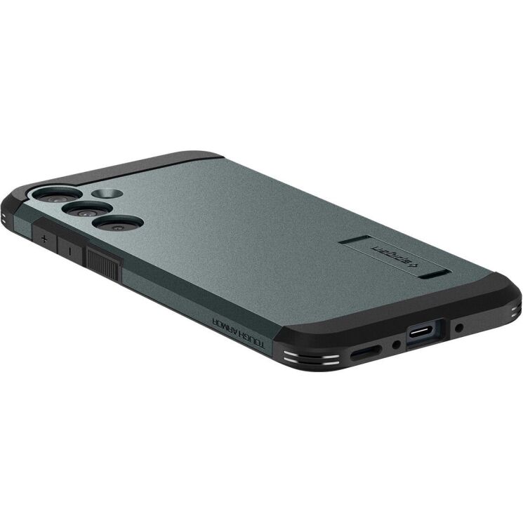 Защитный чехол Spigen (SGP) Tough Armor для Samsung Galaxy A35 (A356) - Abyss Green: фото 4 из 16