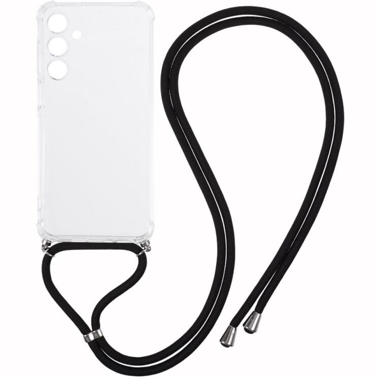 Захисний чохол UniCase AirBag with Strap для Samsung Galaxy A16 (A165) - Transparent: фото 1 из 5