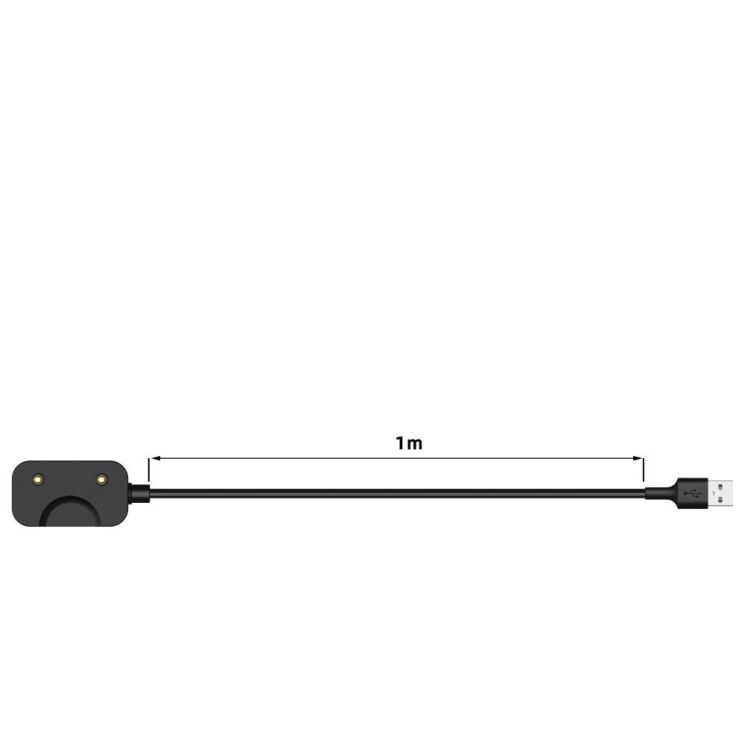 Зарядний пристрій Deexe Charging Cable (100см) для Samsung Galaxy Fit 3 - Black: фото 4 з 4