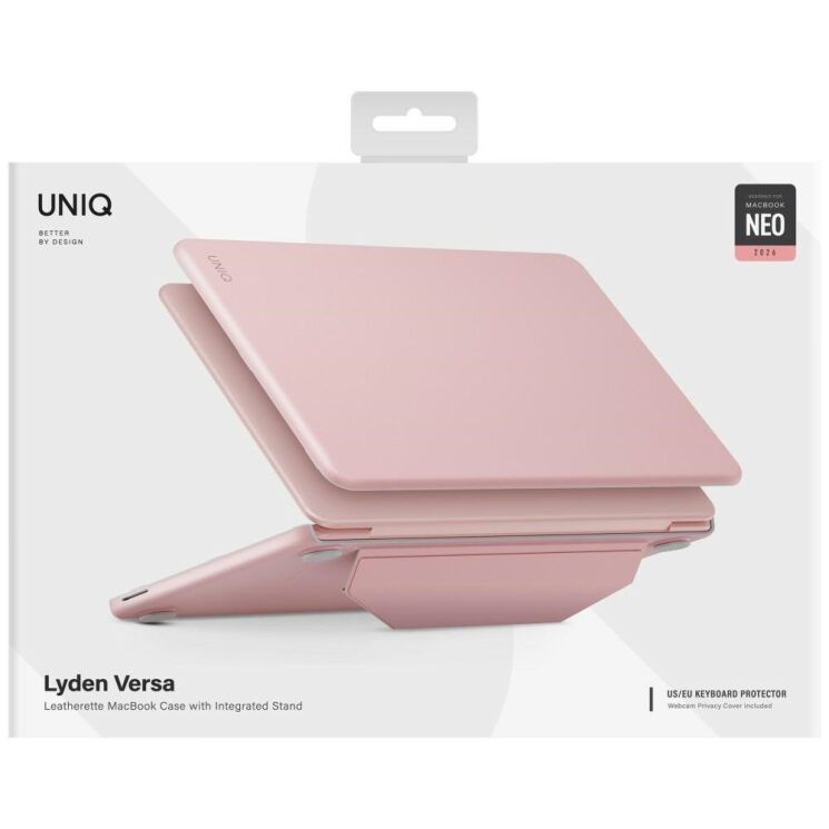 Защитная накладка UNIQ Lyden Versa Leatherette Case для MacBook Neo (2026) UNIQ-MBNEO-LYDVERPETPNK - Pink (236724P) Защитная накладка UNIQ Lyden Versa Leatherette Case для MacBook Neo (2026) UNIQ-MBNEO-LYDVERPETPNK - Pink: фото 8 из 8