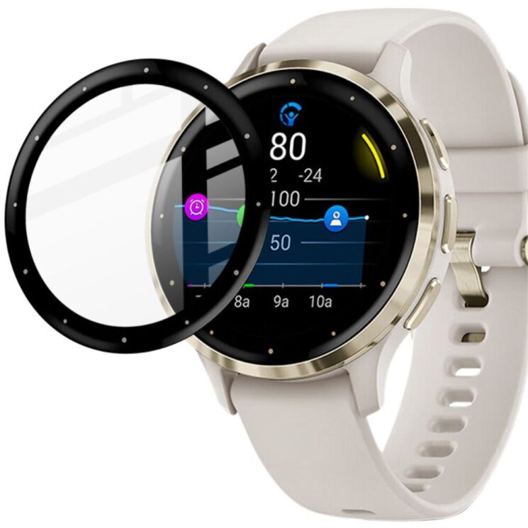 Захисна плівка IMAK Watch Film для Garmin Venu 3S - Black: фото 3 з 8