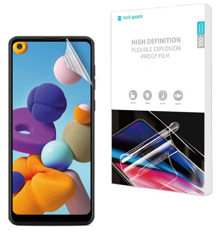 Защитная пленка на экран RockSpace Explosion-Proof SuperClear для Samsung Galaxy A21 (A215): фото 1 из 11