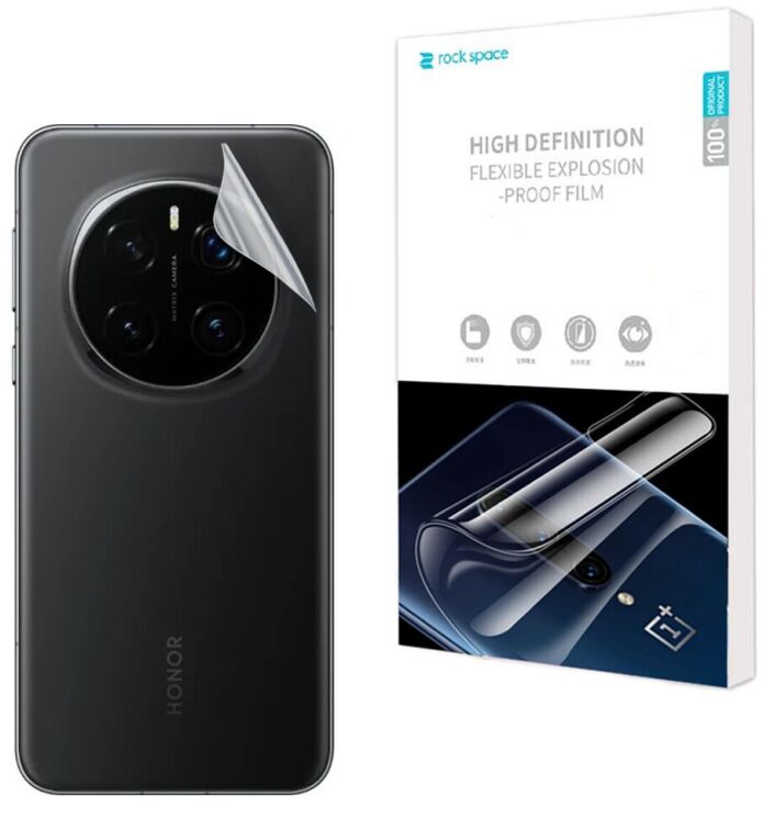 Захисна плівка на задню панель RockSpace Explosion-Proof SuperClear для Honor Magic 7 Pro: фото 1 з 9