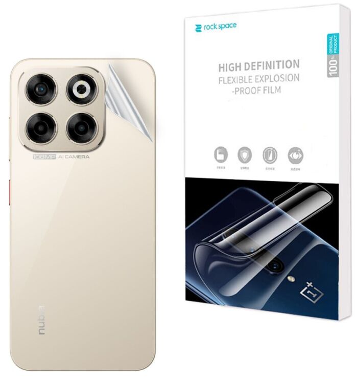 Захисна плівка на задню панель RockSpace Explosion-Proof SuperClear для ZTE Nubia V70: фото 1 з 1