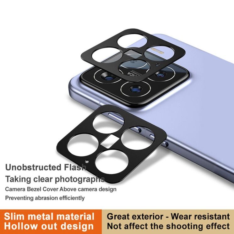 Захисна рамка IMAK Camera Styling для Xiaomi 15 - Black: фото 5 з 10