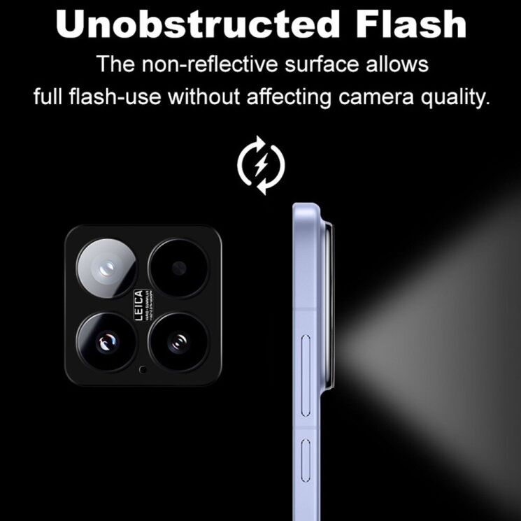 Захисна рамка IMAK Camera Styling для Xiaomi 15 - Black: фото 7 з 10