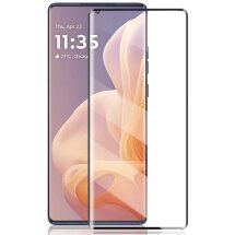 Защитное стекло AMORUS 3D Curved Full Glue для Motorola Moto G85 - Black: фото 1 из 5