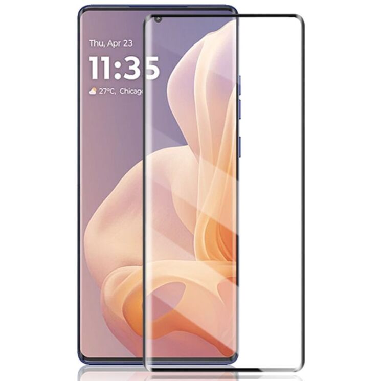 Защитное стекло AMORUS 3D Curved Full Glue для Motorola Moto G85 - Black: фото 1 из 5