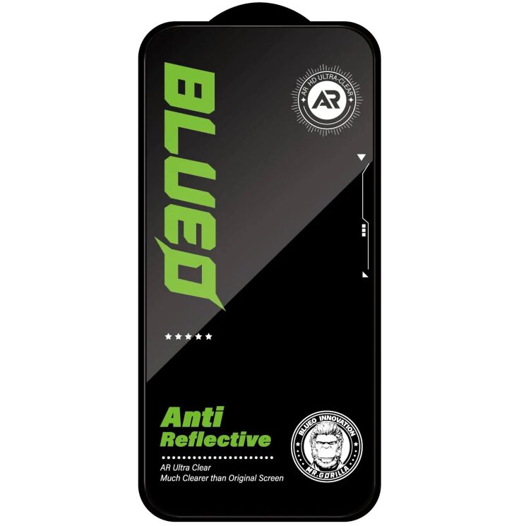 Захисне скло Blueo AR Anti-Reflective HD для Apple iPhone 17 Pro Max / 16 Pro Max - Black: фото 3 з 5