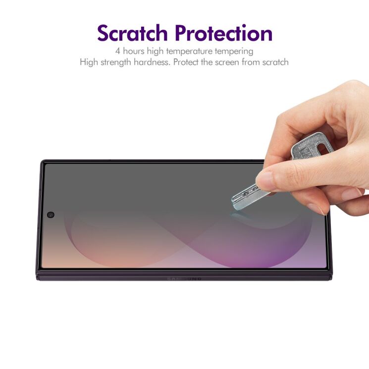 Защитное стекло HAT PRINCE Anti-Spy для Samsung Galaxy Fold 8 Ultra - Black (424086B) Защитное стекло HAT PRINCE Anti-Spy для Samsung Galaxy Fold 8 Ultra - Black: фото 6 из 7