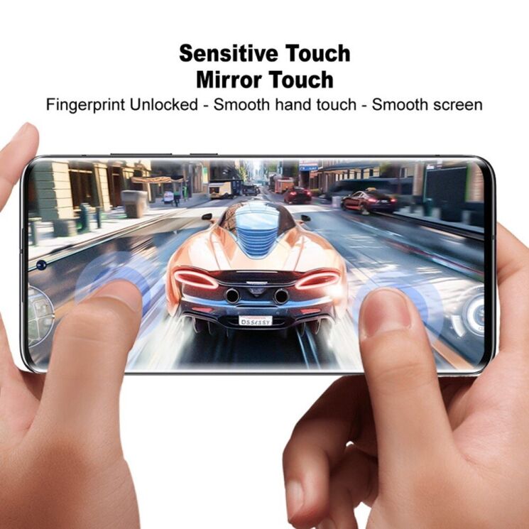 Захисне скло IMAK 3D Curved Full Covering (Fingerprint Unlock) для Motorola Edge 60 / Edge 60 Pro / Edge 60 Fusion - Black: фото 7 з 13