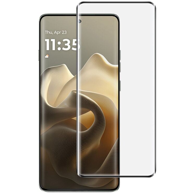 Захисне скло IMAK 3D Curved Full Covering (Fingerprint Unlock) для Motorola Edge 60 / Edge 60 Pro / Edge 60 Fusion - Black: фото 1 з 13