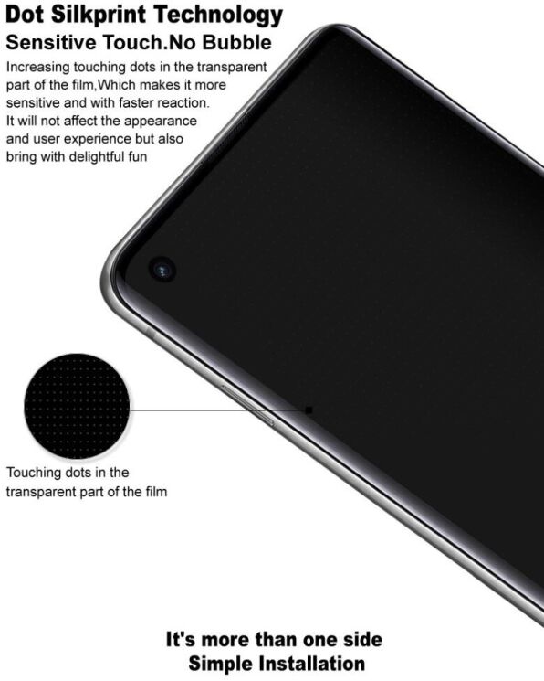 Захисне скло IMAK 3D Curved Full Covering (Fingerprint Unlock) для Motorola Edge 60 / Edge 60 Pro / Edge 60 Fusion - Black: фото 12 з 13