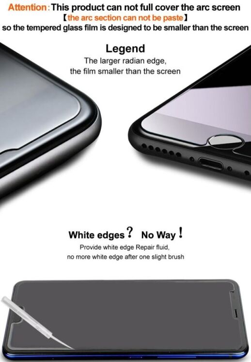 Защитное стекло IMAK H Screen Guard для Nothing Phone (3a) / (3a) Pro: фото 7 из 8