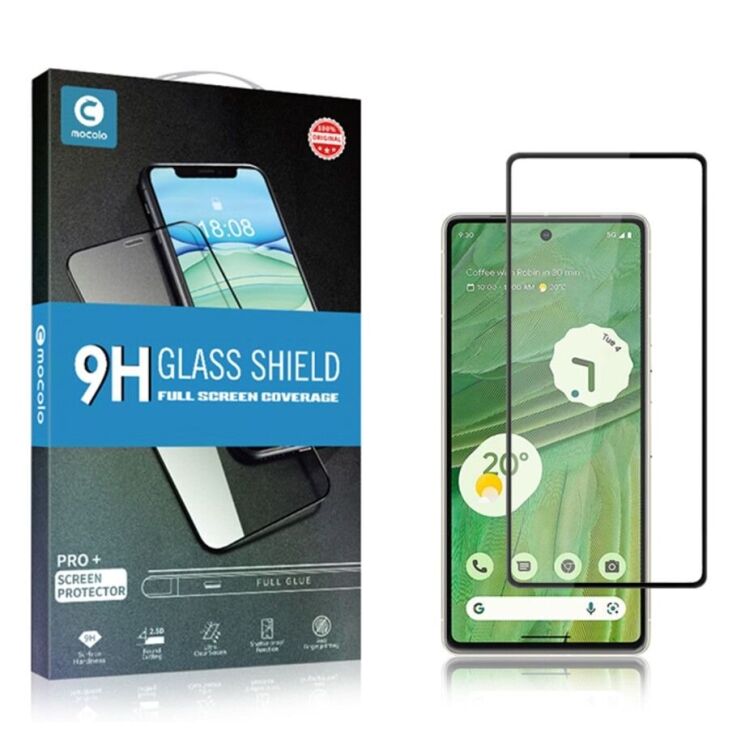 Защитное стекло MOCOLO Full Glue Cover для Google Pixel 7 - Black: фото 7 из 7