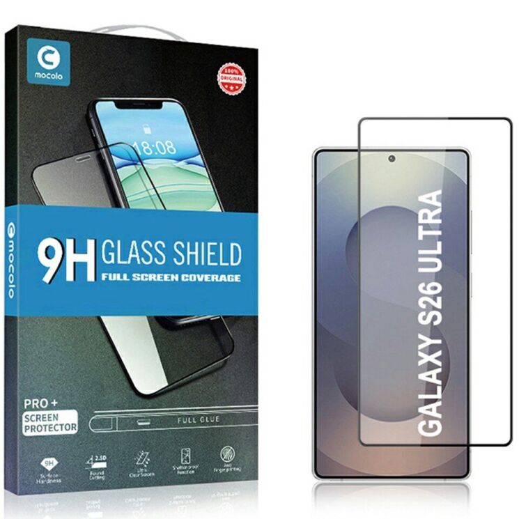 Защитное стекло MOCOLO Full Glue Cover для Samsung Galaxy S26 Ultra - Black (404485B) Защитное стекло MOCOLO Full Glue Cover для Samsung Galaxy S26 Ultra - Black: фото 6 из 6