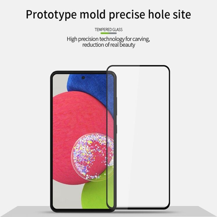 Защитное стекло MOFI Full Glue Protect для Samsung Galaxy A53 - Black: фото 7 из 13