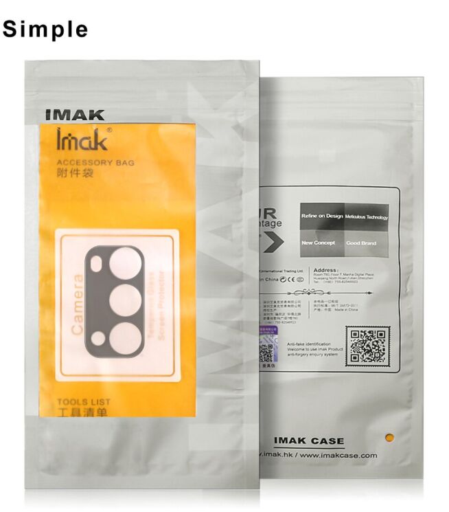 Защитное стекло на камеру IMAK Black Glass Lens для Apple iPhone 14 Pro / 14 Pro Max - Black: фото 12 из 12