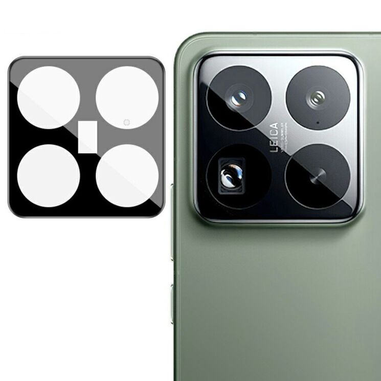 Защитное стекло на камеру IMAK Black Glass Lens для Xiaomi 15 Pro - Black: фото 1 из 6