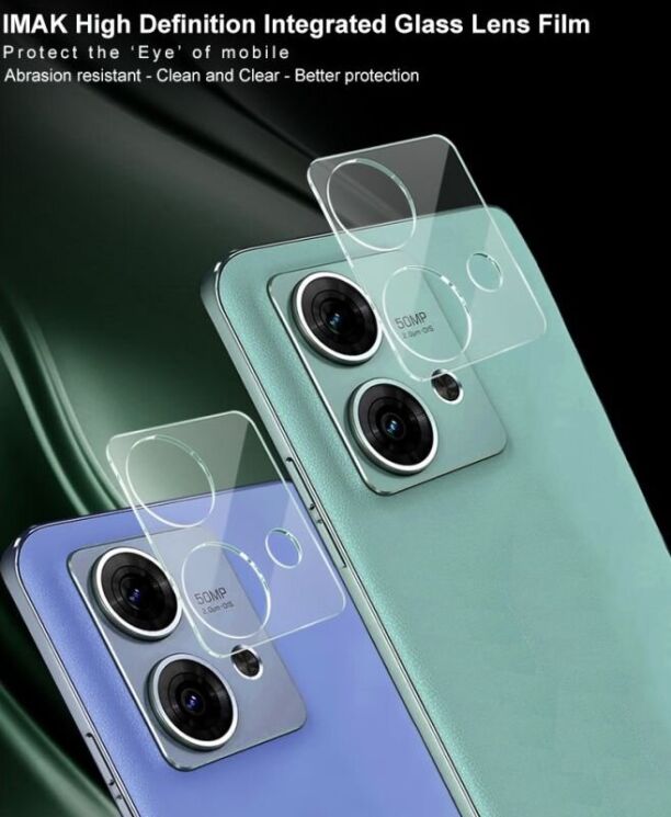 Защитное стекло на камеру IMAK Integrated Lens Protector для Motorola Edge 40 Neo: фото 8 из 13