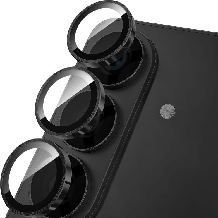 Защитное стекло на камеру RURIHAI Lens Protector для Samsung Galaxy S26 Plus (S947) / Galaxy S26 (S942) - Black: фото 1 из 6