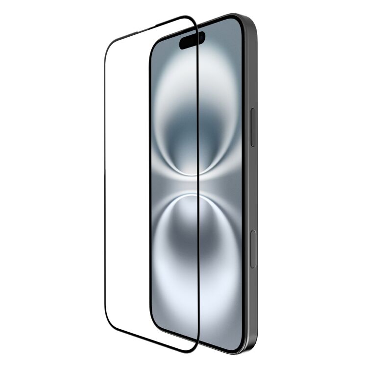 Захисне скло NILLKIN 3D CP+ MAX для Apple iPhone 16 - Black: фото 4 з 20