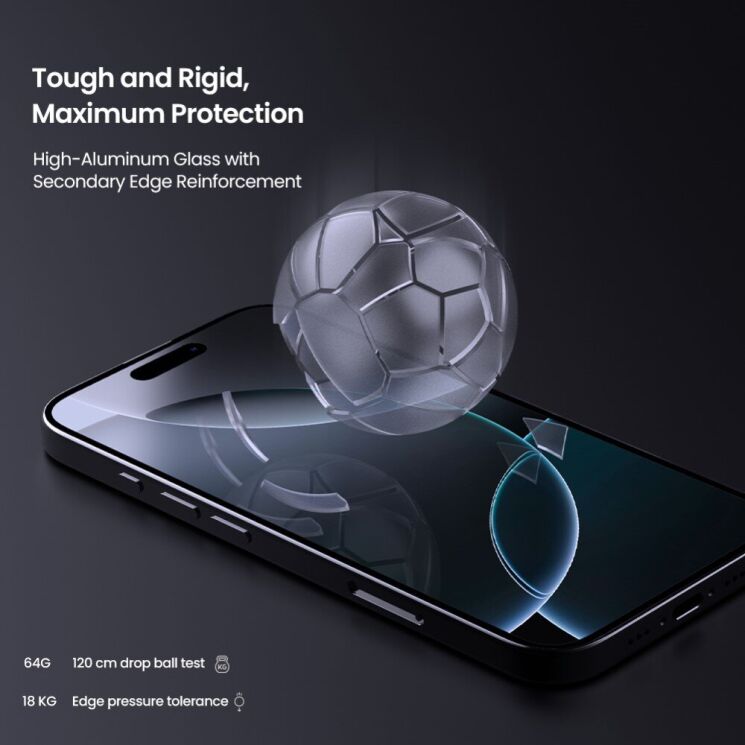 Защитное стекло NILLKIN H+Pro Tempered Glass для Apple iPhone 16 Pro: фото 10 из 17