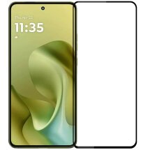 Захисне скло PINWUYO Full Glue Cover для Motorola Moto G86 / G86 Power - Black: фото 1 з 9