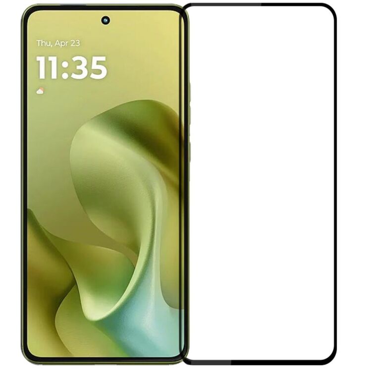 Захисне скло PINWUYO Full Glue Cover для Motorola Moto G86 / G86 Power - Black: фото 1 з 9