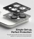 Защитное стекло Ringke Camera Lens Frame Glass для Apple iPhone 15 Pro Max - Black (339454B). Фото 11 из 14