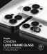 Защитное стекло Ringke Camera Lens Frame Glass для Apple iPhone 15 Pro Max - Black (339454B). Фото 2 из 14