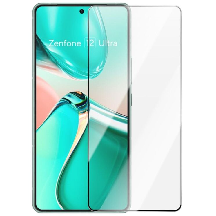 Защитное стекло RURIHAI Full Glue Screen Protect для ASUS Zenfone 12 Ultra - Black: фото 1 из 6