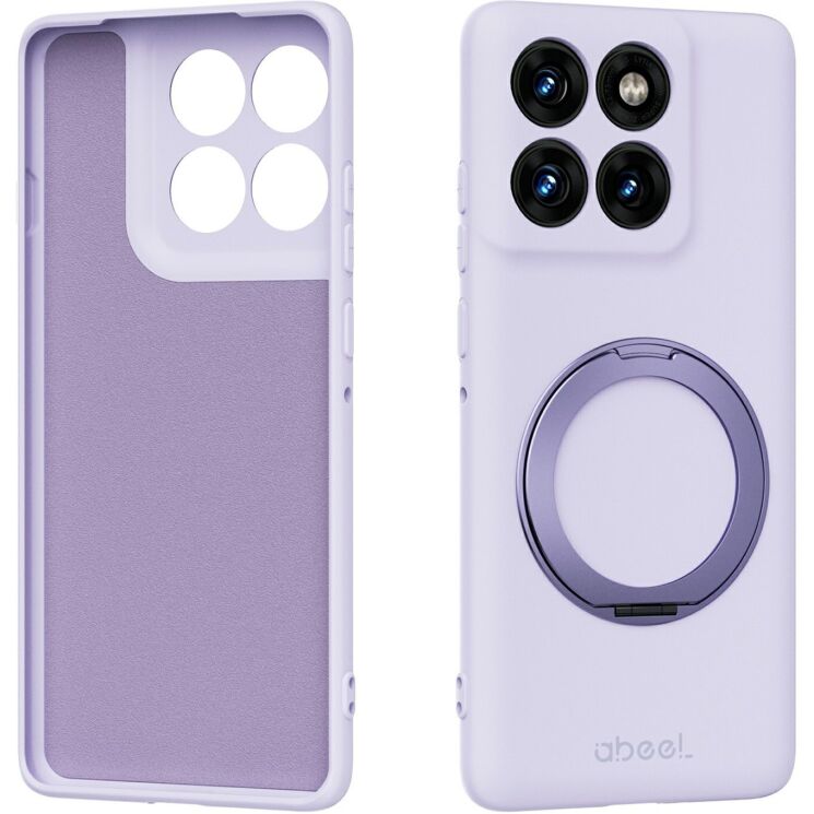 Захисний чохол ABEEL Lyra Skin Kickstand with MagSafe для Motorola Edge 60 Pro - Purple: фото 1 з 6