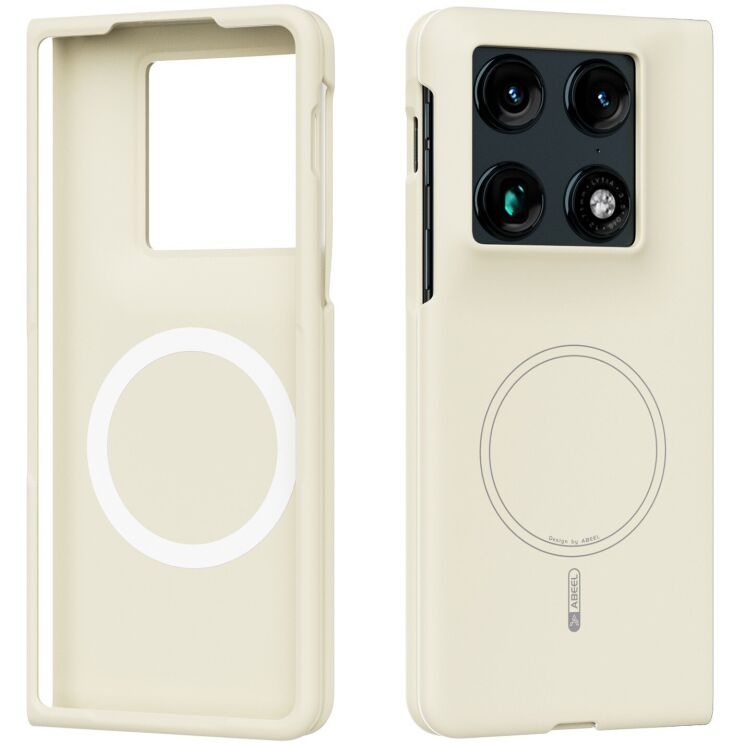 Защитный чехол ABEEL Lyra Skin with MagSafe (FF) для Motorola Razr Fold - Beige: фото 1 из 10