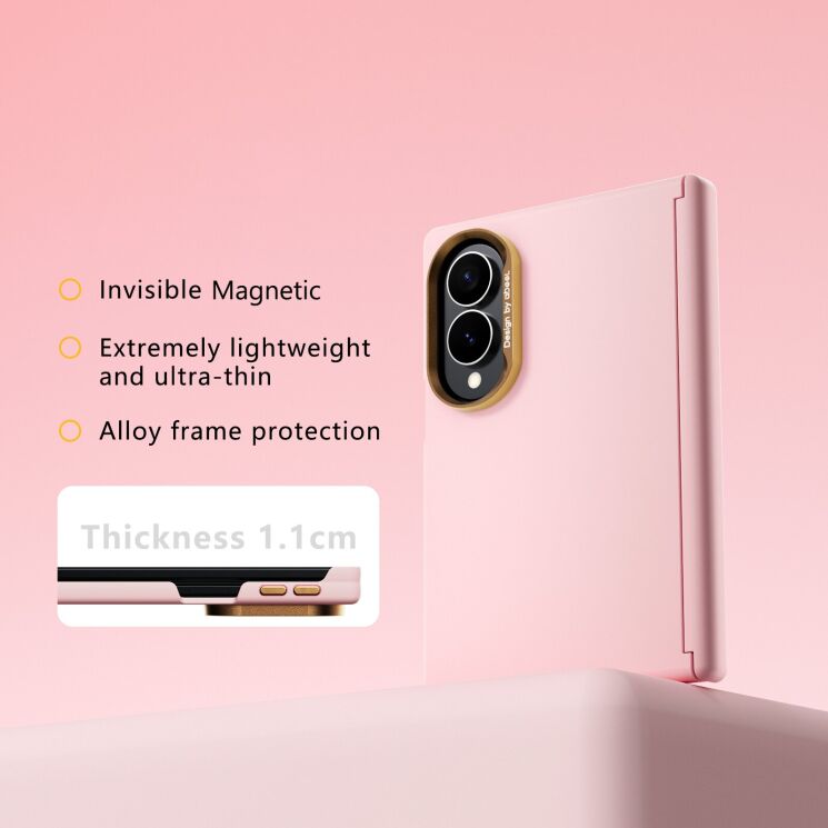 Защитный чехол ABEEL Silk Magnetic для Samsung Galaxy Fold 8 - Black: фото 2 из 2