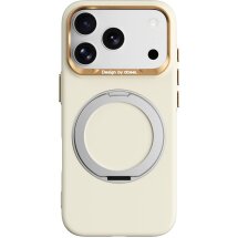 Захисний чохол ABEEL Silk Ring Magnetic для iPhone 18 Pro / 17 Pro - Yellow: фото 1 з 7
