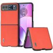Защитный чехол ABEEL Texture Case для Motorola Razr 40 - Red (336504R)