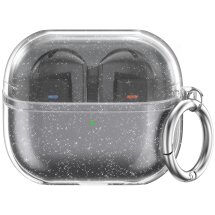 Защитный чехол AHASTYLE WG162 для Samsung Galaxy Buds 3 / Buds 3 Pro / Buds 3 FE - Transparent / Glitter: фото 1 из 7