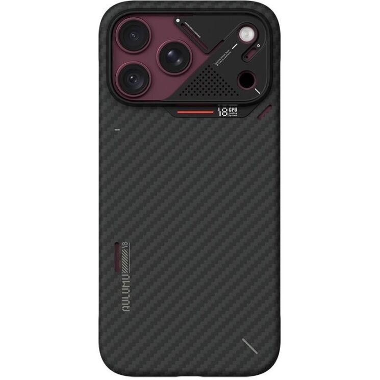 Защитный чехол AULUMU Ultra-Slim Aramid Fiber Case для iPhone 18 Pro Max / 17 Pro Max - Black (423927B) Защитный чехол AULUMU Ultra-Slim Aramid Fiber Case для iPhone 18 Pro Max / 17 Pro Max - Black: фото 4 из 13
