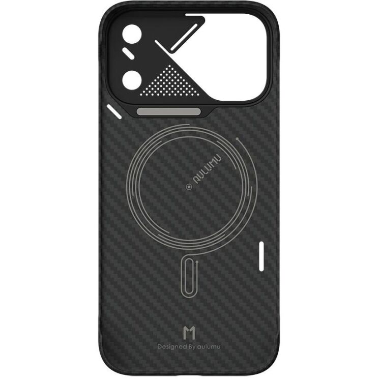 Защитный чехол AULUMU Ultra-Slim Aramid Fiber Case для iPhone 18 Pro Max / 17 Pro Max - Black (423927B) Защитный чехол AULUMU Ultra-Slim Aramid Fiber Case для iPhone 18 Pro Max / 17 Pro Max - Black: фото 6 из 13