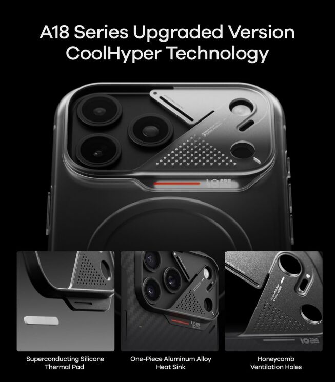 Защитный чехол AULUMU Ultra-Slim Aramid Fiber Case для iPhone 18 Pro Max / 17 Pro Max - Black (423927B) Защитный чехол AULUMU Ultra-Slim Aramid Fiber Case для iPhone 18 Pro Max / 17 Pro Max - Black: фото 11 из 13